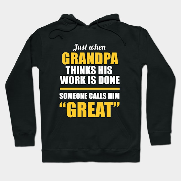 Great grandpa Hoodie by martinroj